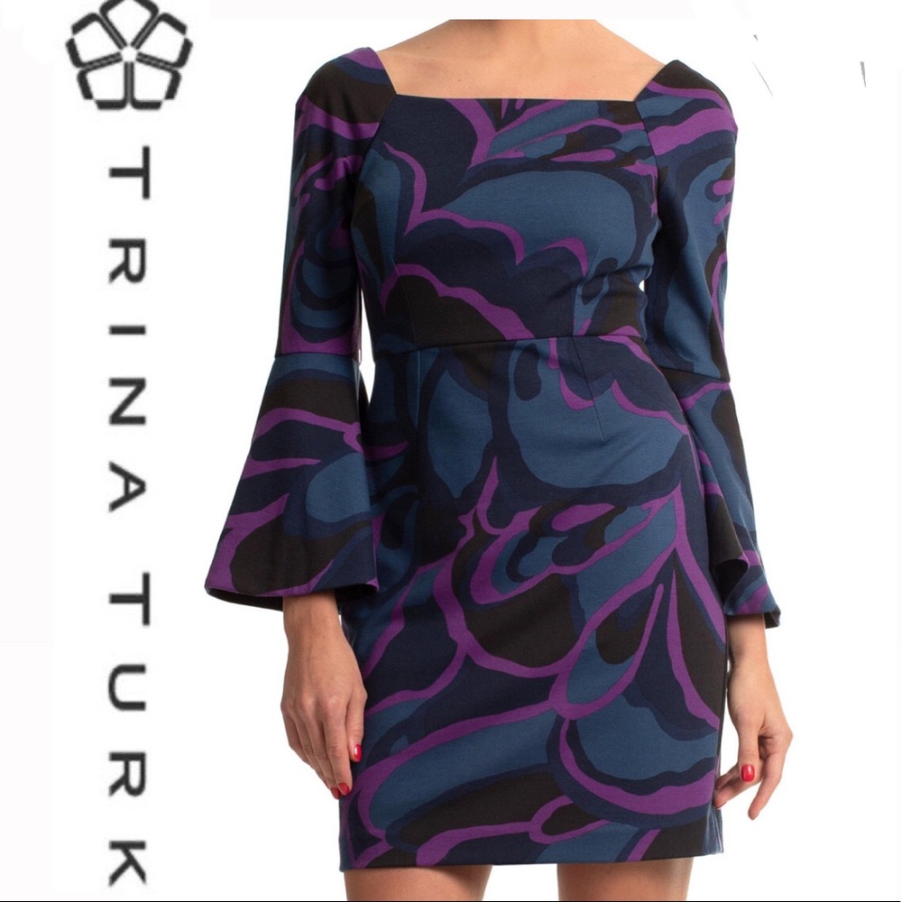 Trina Turk bell sleeve dress
